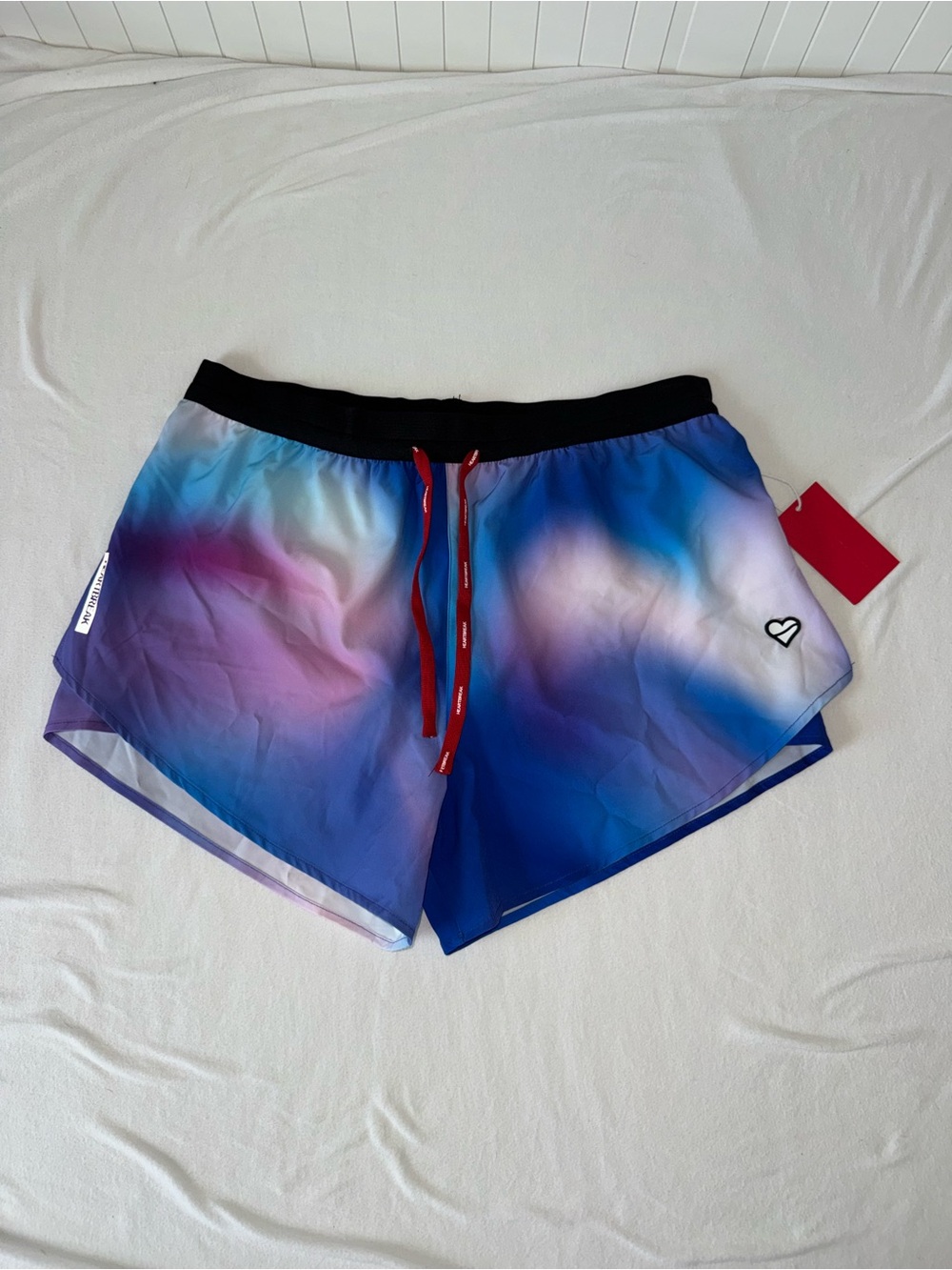 NWT Heartbreak Men’s Bear Cage 2" Aurora Split Shorts